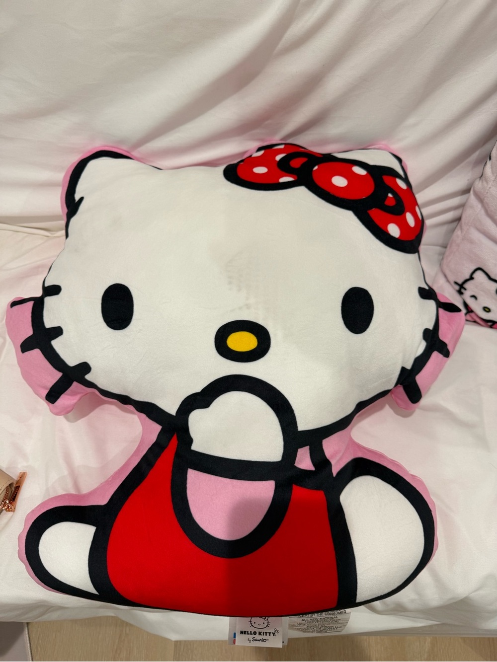 Hello Kitty Pink & Red Character Cushion by Hello Kitty